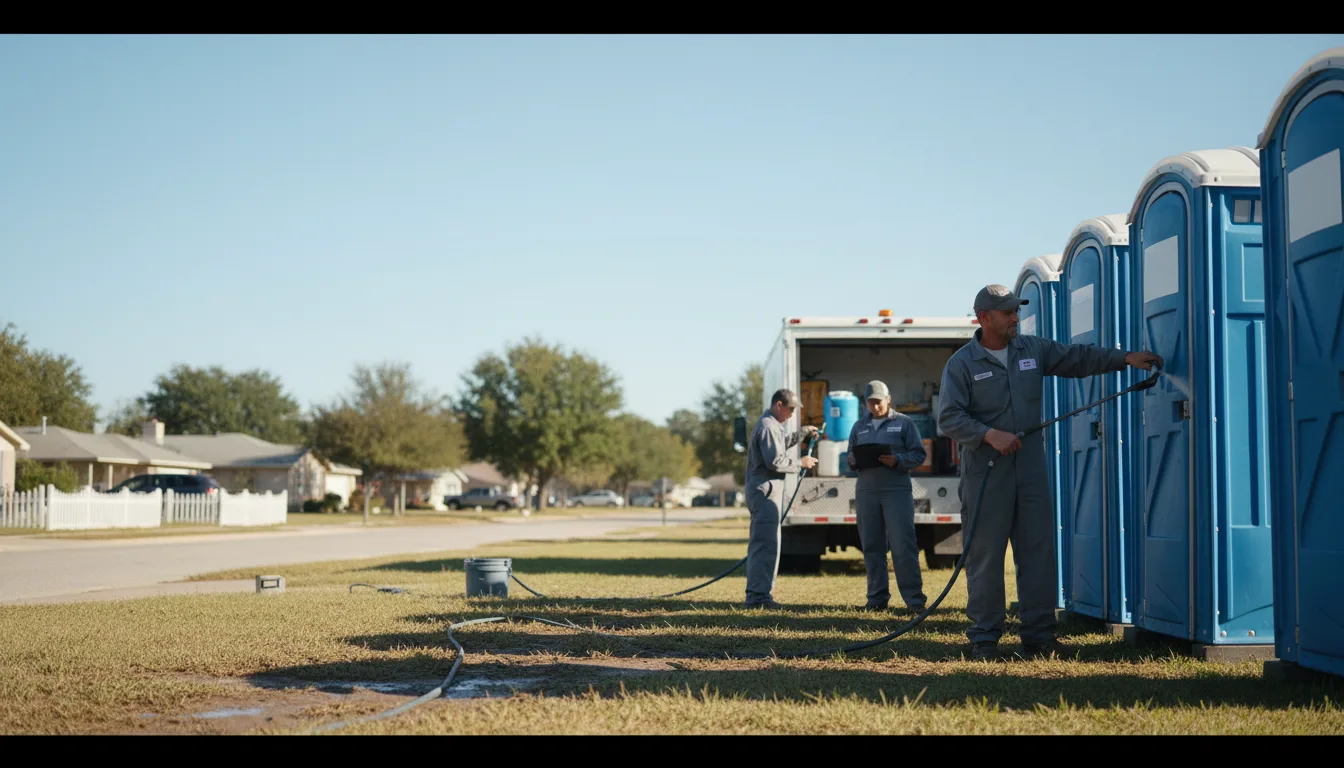 Long-Term Portable Toilet Rental in Higden, AR near me